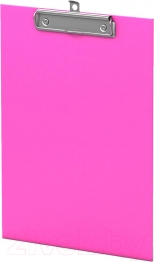 Clipboard simplu A4 culoare roz neon.