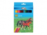 Creioane color 18 culori/set 17.7cm ZOO