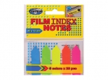 Index plastic adeziv 45x12 mm, 5 cul/set