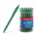 Pix cu mecanism R-301 ORIGINAL MATIC, mina 0.7mm culoare scriere verde. 60buc/borcan. 