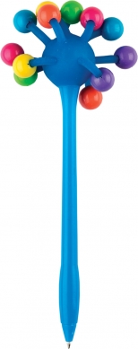 Pix JOKER- mina albastra 0.7 mm , model funny cu design si zgomot ce imita tichia de joker 24buc/stand