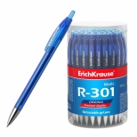 Pix R-301 MATIC in bulc de plastic, corp transparent, mina albastra 0,5mm pe baza de gel.